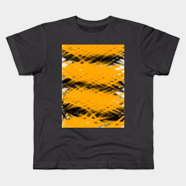 Black and yellow wire Kids T-Shirt by Prince